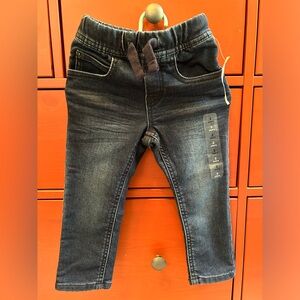 Toddle boy size 2 years Gap denim pull on pants high stretch slim fit